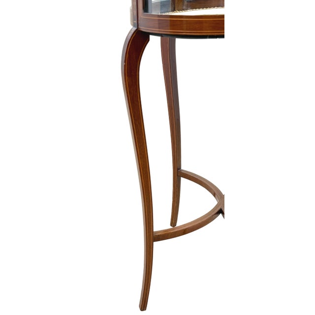 19th Century Mahogany Oval Bijouterie Display Table, 1890 For Sale - Image 3 of 14