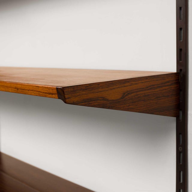 Vintage Kai Kristiansen's Fm Reolsystem Shelving System in Rosewood 1960s W/Cabinets For Sale - Image 9 of 10