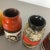 Ceramic Vintage Fat Lava Pottery 213-20 Vases from Scheurich, Germany, Set of 4 For Sale - Image 7 of 18