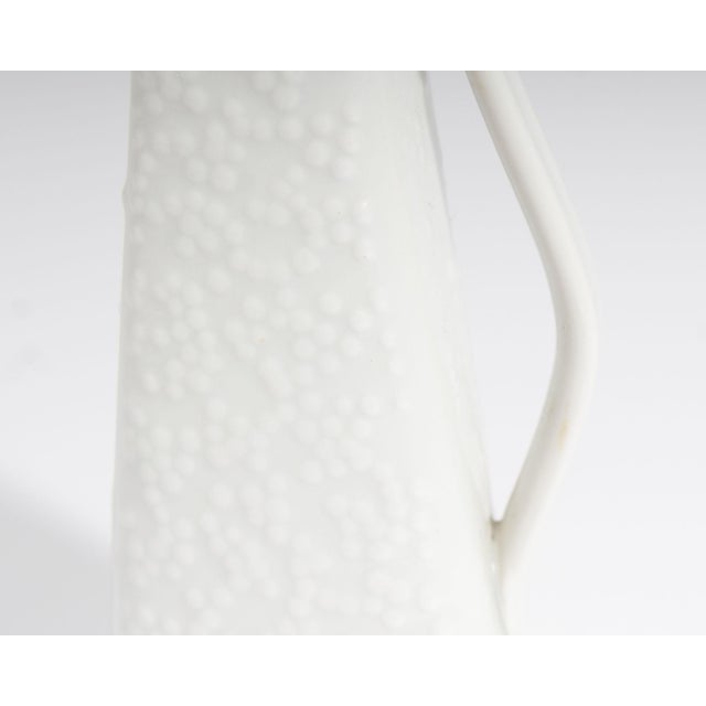 Mid 20th Century German Porcelain Bud Vase With Handle by Hutschenreuther Selb For Sale - Image 5 of 7