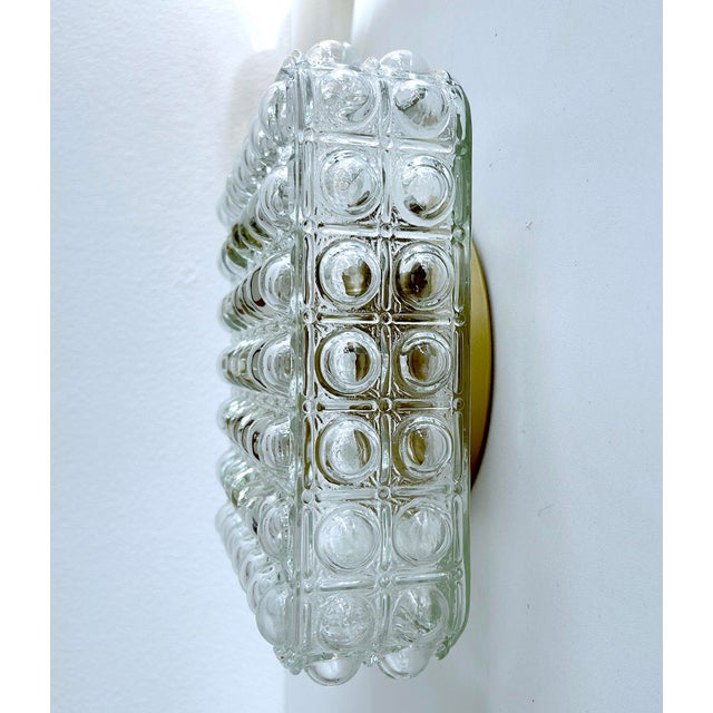 1960s Large Vintage Bubble Glass Wall Light from Erco, 1970s For Sale - Image 5 of 14
