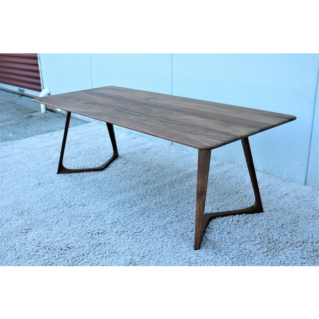 2010s Modern Formstelle for Zeitraum Twist American Walnut Rectangular Coffee Table For Sale - Image 5 of 13