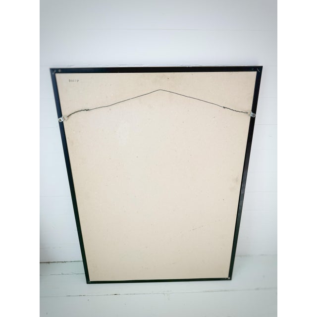 Ruby Red Vintage David Lance Goines "Eat – Chez Panisse Ninth Birthday" Framed Lithograph | Portal Publications | California Graphic Art For Sale - Image 8 of 9