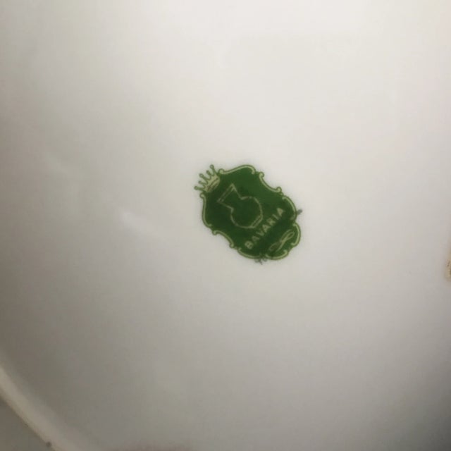 Vintage German Gilt Pheasant Wildlife Serving Platters - a Pair For Sale In San Diego - Image 6 of 7