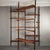 Swedish "Cielo Terra" bookcase set, Italian design from the 1960s. Available with 5 uprights and 16 shelves, creating a...
