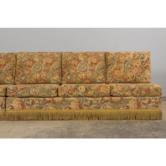 Vintage French Country Sofas in Floral Tapestry – A Pair For Sale In New York - Image 6 of 18