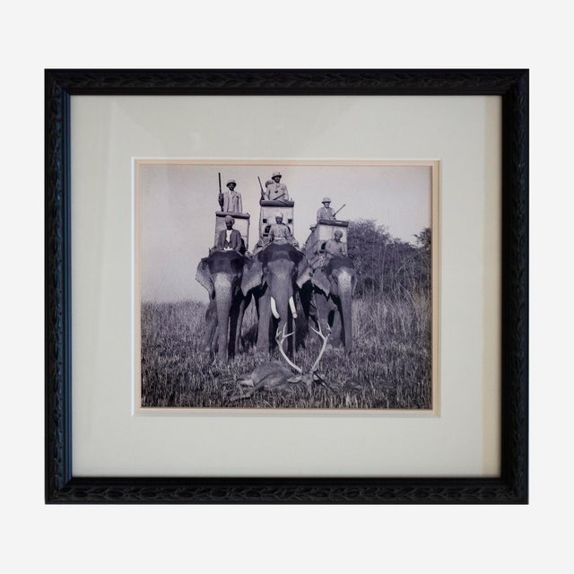 Vintage 1930s Photos of a Tiger Hunt in Colonial India For Sale - Image 4 of 6