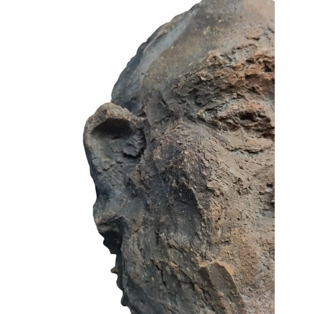 Ceramic Expressionist Terracotta Sculpture, Italy, 1960s For Sale - Image 7 of 9