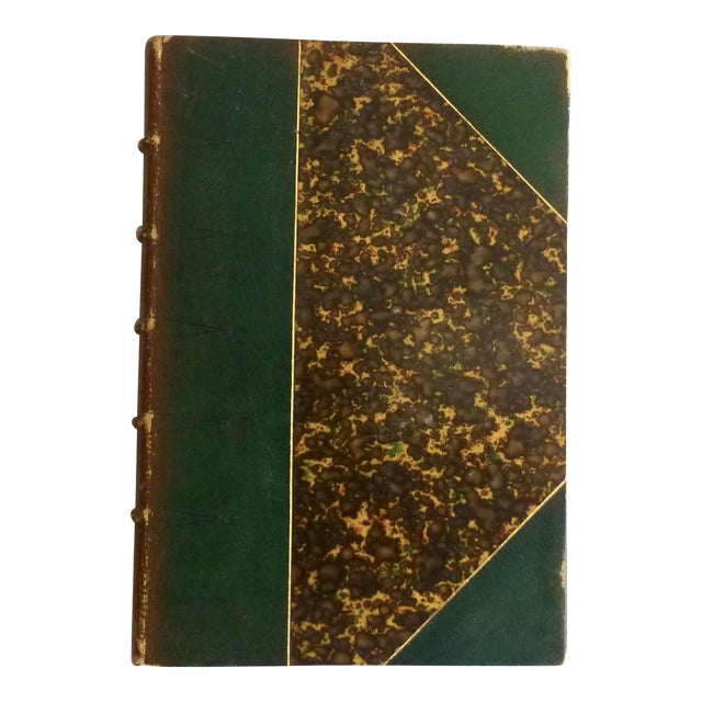 1866 Captain Gronow's Last Recollections Leather Book For Sale