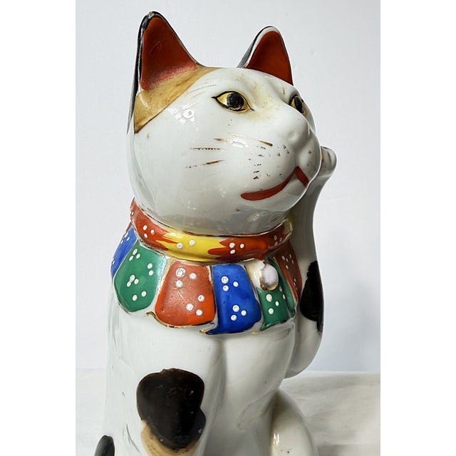 Beckoning Cat Figurine For Sale - Image 12 of 15