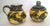 Vintage Kelly Jo Designs Pottery Olive Pattern Cream and Sugar Set Signed NM Excellent vintage/pre-owned condition. The...