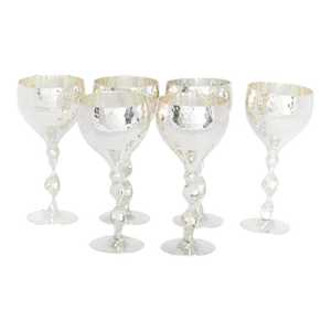 Vintage English Silverplate Barware / Tableware Service- Set of 6