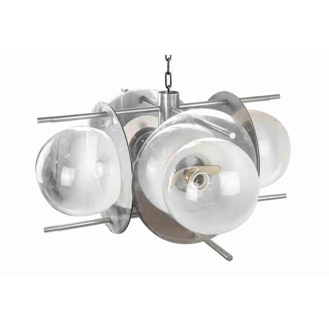 Vintage Space Age Chandelier, 1970s For Sale - Image 4 of 6