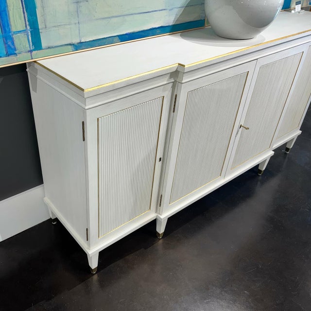 Regency Parcel Gilt Credenza For Sale - Image 4 of 5