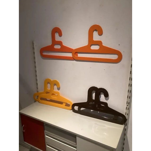 Pop Art Coat Hangers, 1970s, Set of 6, in Very Good conditions. Designed 1970 to 1979