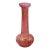 Circa 1890 Bohemian Moser Gilt Decorated Cranberry Vase For Sale