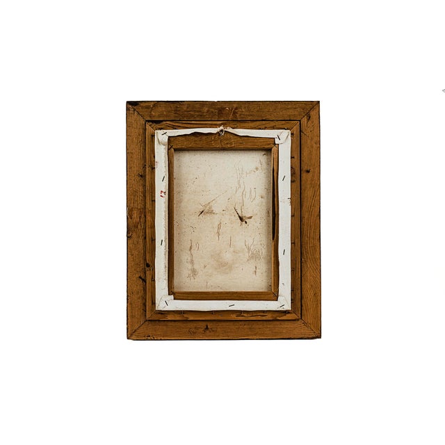 Original Realist Still Life Oil Painting. Artist Unknown. The central composition features a prominent clear glass...