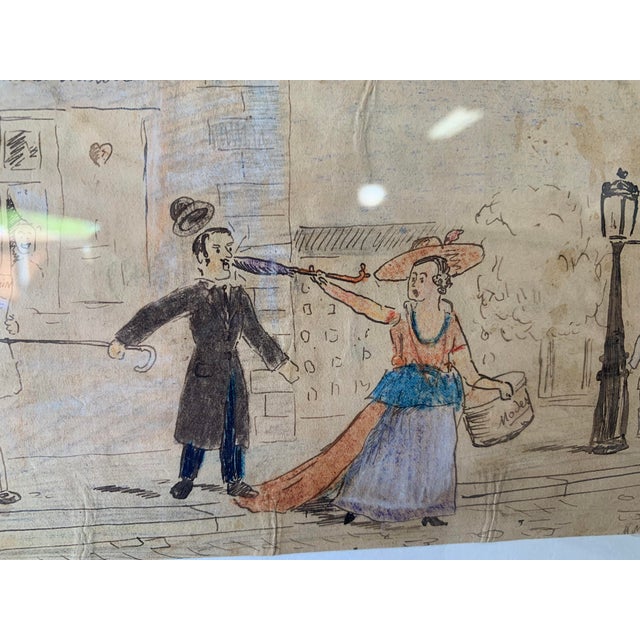 French Satirical Cartoon Titled "Double Mis-Adventure For Sale - Image 9 of 12