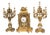 Napoleon III Gilded Bronze Mantelpiece Set, Set of 3 For Sale