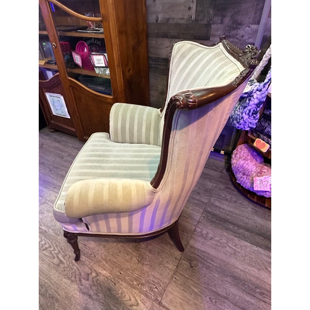 Hollywood Regency Hollywood Regency Barrel Back Arm Chair Early 20th Century For Sale - Image 3 of 7