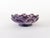 Pate-de-verre 'open flower' purple glass vase/ bowl. circa 1924. modeled and cast as an open flower head, on a short foot...