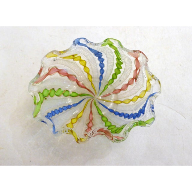 Small Vintage Murano Glass Bowl, 1960s For Sale - Image 4 of 13