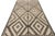 Hand-knotted in wool and originating from Morocco circa 1950-1960, this 6x12 vintage Moroccan rug is an extremely rare...