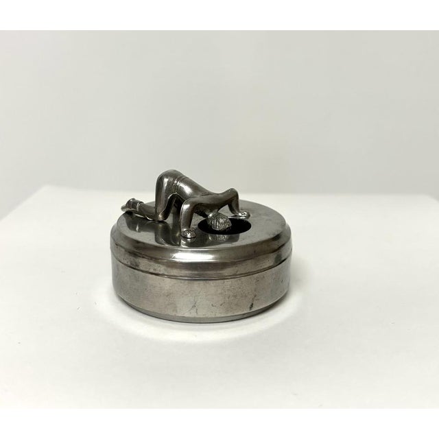 Silver Swedish Art Deco Pewter Cufflink Box from Widerholm & Dahlberg, 1930s For Sale - Image 8 of 8