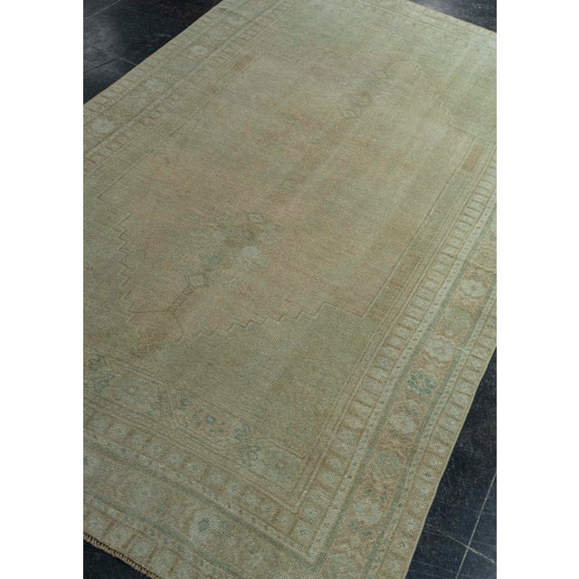 Brown Turkish Vintage Rug 4'7" x 7'8" #20502 For Sale - Image 8 of 8