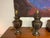 Late 20th Century 20th Century Metal Urn Lamps With Shades - a Pair For Sale - Image 5 of 6