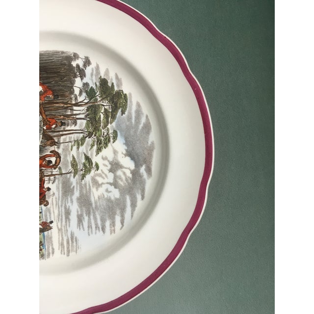 Vintage Spode English Fox Hunting Plate For Sale - Image 11 of 11