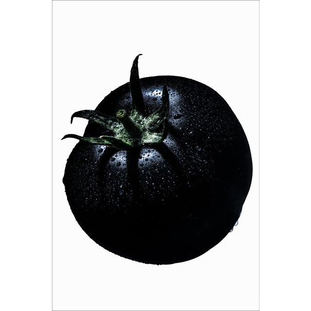 Black Tomato by Sivan Roshianu — Limited Edition Metal Print, Edition of 10 For Sale