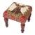 00 Stag Red Tartan Medium Stool For Sale