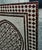 Large 2 Color Beige and Burgundy Moroccan Mosaic Tile Fountain For Sale - Image 4 of 6