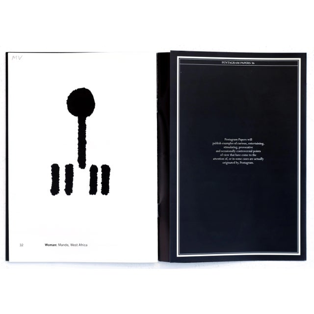 American 2006 American Graphic Design Publication Pentagram Papers 36 - Marks of Africa, Rendered by Fernando Medina For Sale - Image 3 of 6