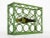 Vintage 1970s Boho Green Rattan 12-Bottle Wine Rack For Sale - Image 4 of 13