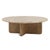 Contemporary Sand Marble Sculptural Coffee Table For Sale - Image 3 of 3