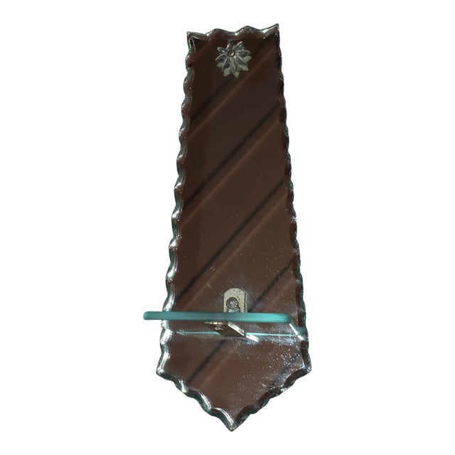 Small Mirrored Shelf Bracket For Sale