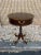 Wood Vintage Federal Style Inlaid Mahogany Pedestal Drum Side Table by Tradition Hoiuse For Sale - Image 7 of 15