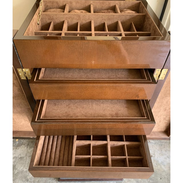 Late 20th Century Handmade Italian Jewelry Case For Sale - Image 5 of 12