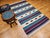 American Vintage American Southwestern Kilim, Handwoven Wool, Stripe Pattern, Ivory & Green, 4x8 For Sale - Image 3 of 16
