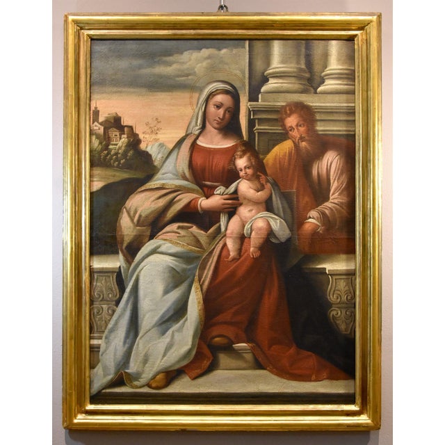 Benvenuto tisi, il garofalo (garofalo, rovigo 1476 - ferrara 1559) workshop/follower madonna with child and saint joseph...