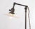 Vintage Industrial Brass Opal Disk Shade Floor Lamp For Sale - Image 4 of 9
