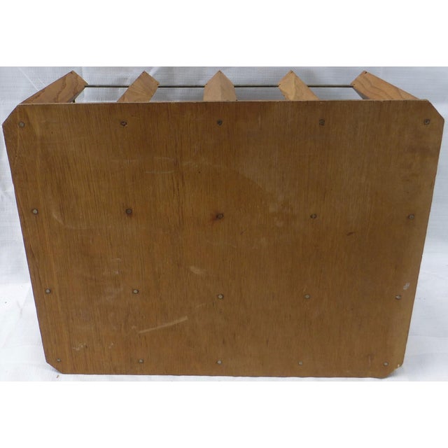 Mid-Century Modern Wine Rack | Chairish