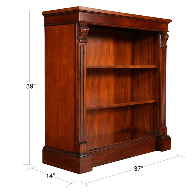 This is Niagara Furnitures’ Small Penhurst Mahogany Bookcase. The figural mahogany cornice is beautiful and adds a sense...