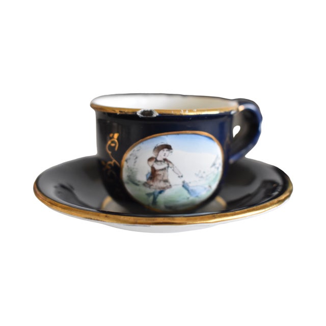 Antique German Enamel Child's Tea Set For Sale In San Francisco - Image 6 of 13