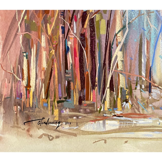 Impressionist Susan Glendenning After the Rain Pastel For Sale - Image 3 of 6
