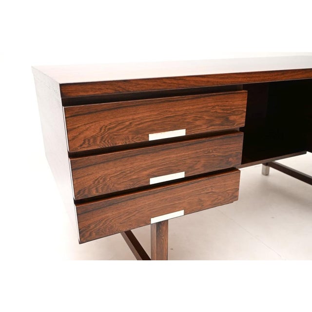 Vintage Danish Model EP401 Executive Desk from Ejgil Petersen Mobelfabrik, 1960s For Sale - Image 10 of 13