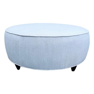 Round Vintage Ottoman by T.H. Robjohns-Gibbings For Sale