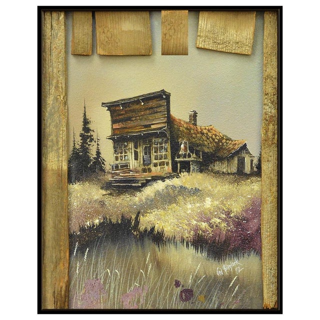 Message us to inquire about custom framing options! (Included for free with every purchase) The artwork here, "Shack and...
